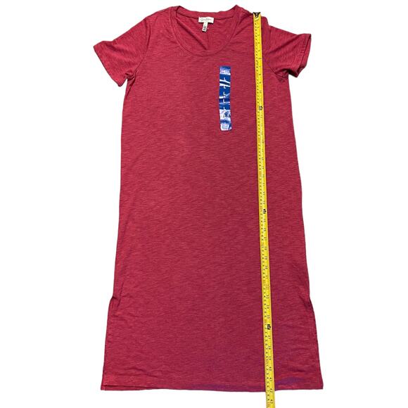Jessica Simpson Red Long Shirt Dress Size Large NEW - Picture 5 of 5
